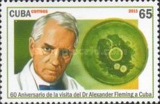 60 Anniv. Visit of Alexander Fleming to Cuba