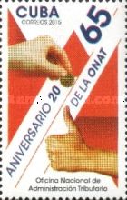 Hand with peso-coin, hand with raised thumb