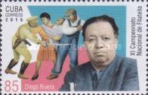 Diego Rivera (1886-1957), painter, detail of The Uprising