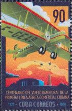 First Commercial Flight in Cuba, Centenary