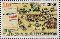 Antique Map of Cuba