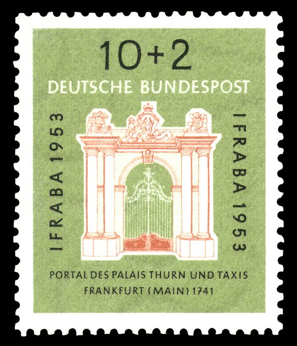 Portal of the Thurn und Taxis Palais in Frankfurt 1741