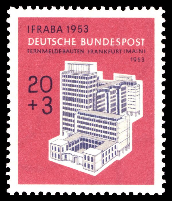 New telecom buildings in Frankfurt