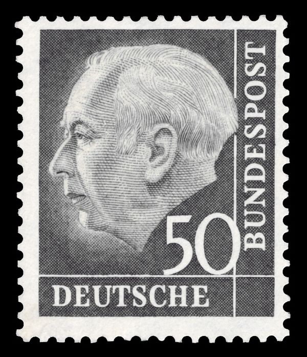 Prof. Dr. Theodor Heuss (1884-1963), 1st German President