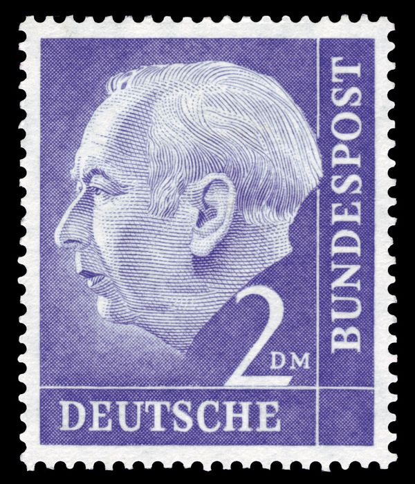 Prof. Dr. Theodor Heuss (1884-1963), 1st German President