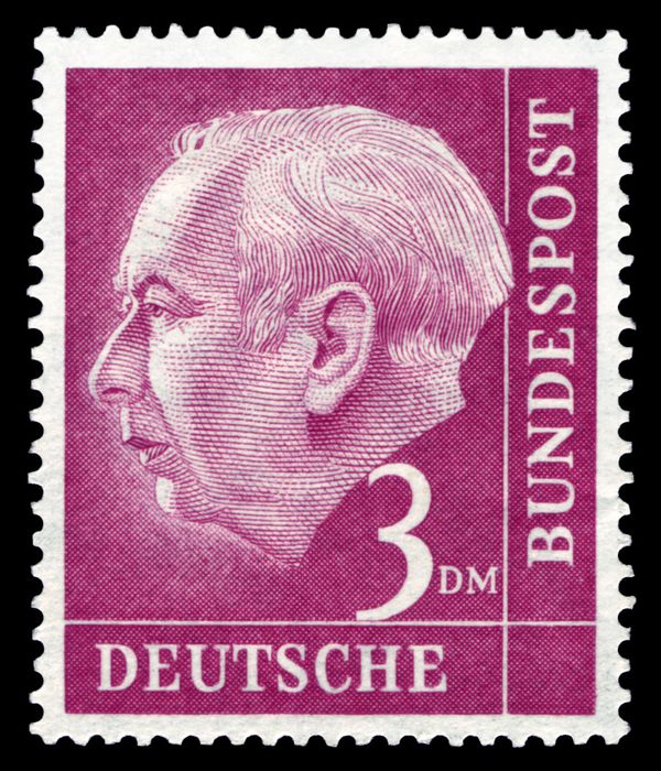 Prof. Dr. Theodor Heuss (1884-1963), 1st German President