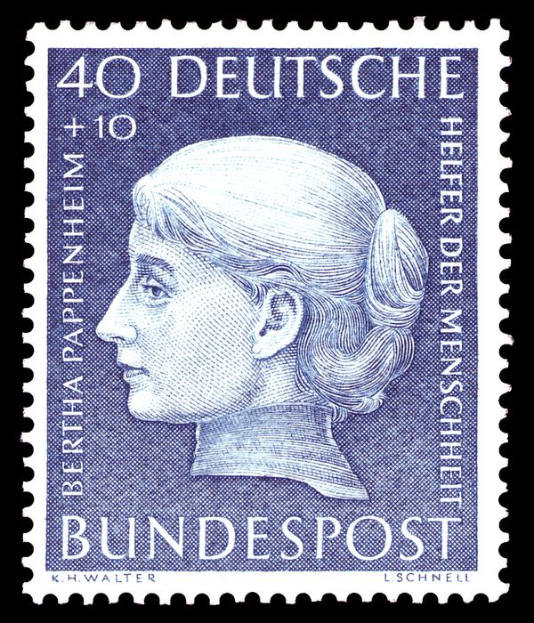 Bertha Pappenheim (1859-1936), social worker