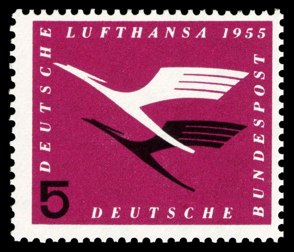 Stylized Crane (Emblem of the Lufthansa)