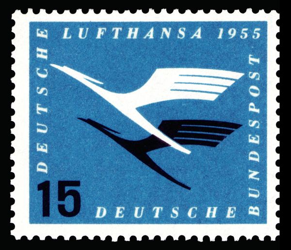 Stylized Crane (Emblem of the Lufthansa)
