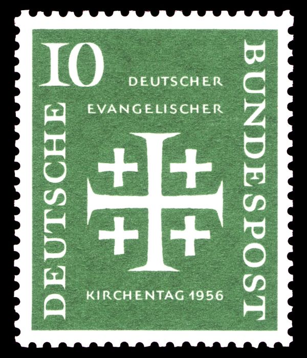 Five crosses, inscription
