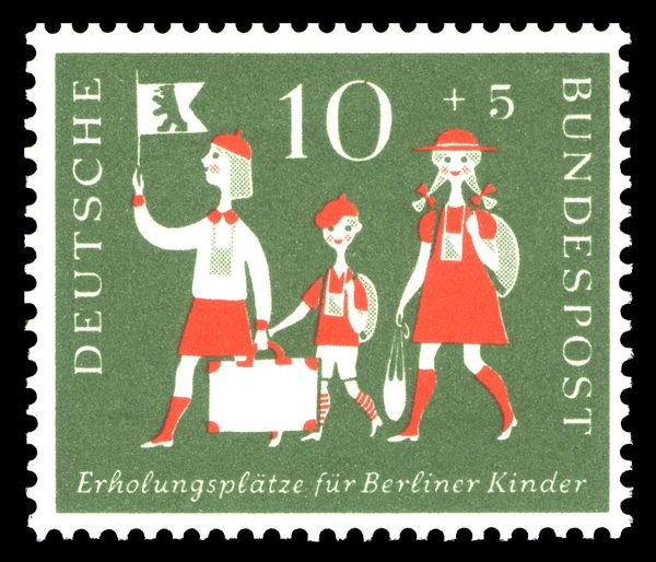 Children with Travel Luggage