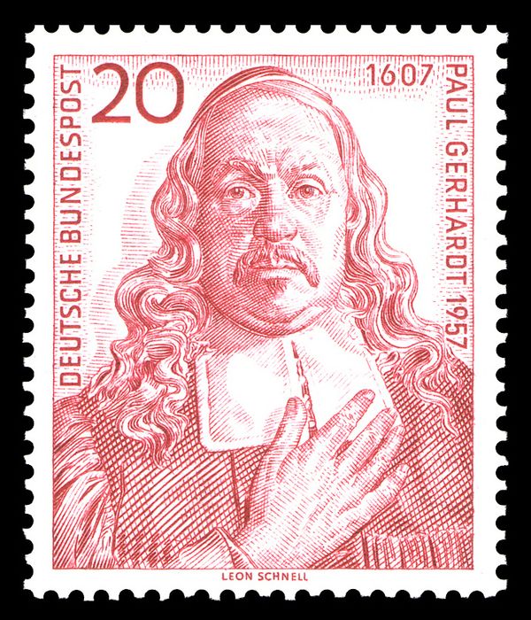 Paul Gerhardt (1607-1676), lutheran church song writer