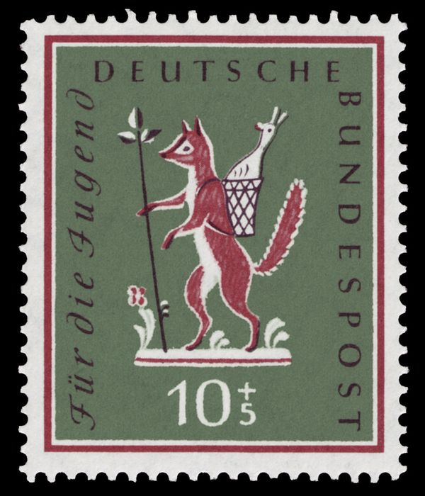 Fox; Illustration to the song "Fox you stole the goose"