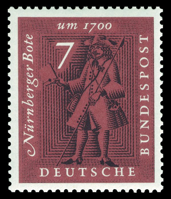 Nuremberg messenger (about 1700)