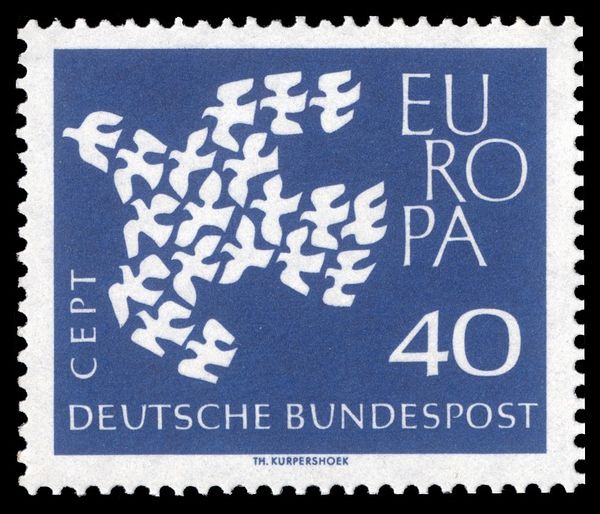 19 Doves, Arranged as a Flying Dove