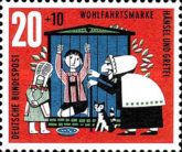 Scene from the fairy tale "Hänsel and Gretel"