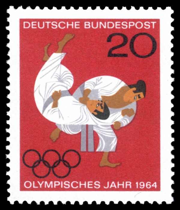 Judo, olympic rings