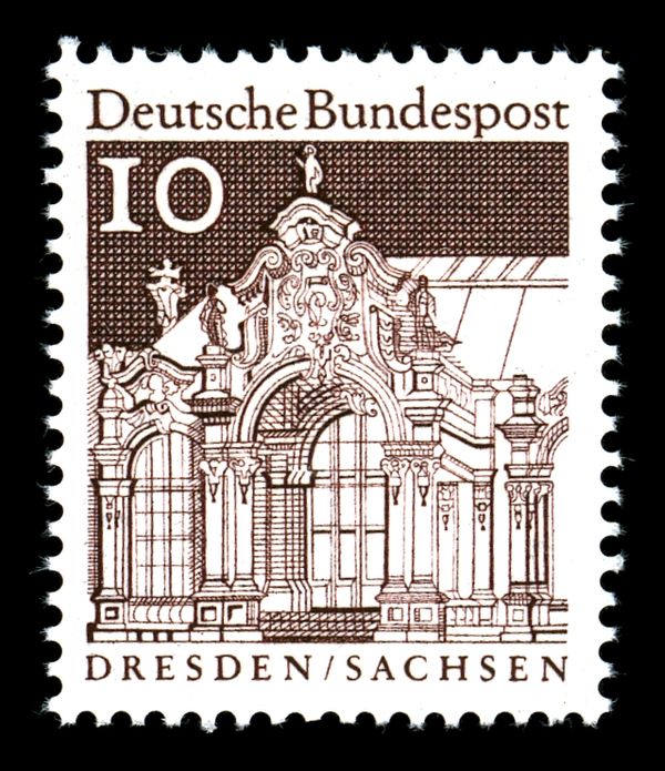 Wallpavillon of the Zwinger, Dresden/Sachsen