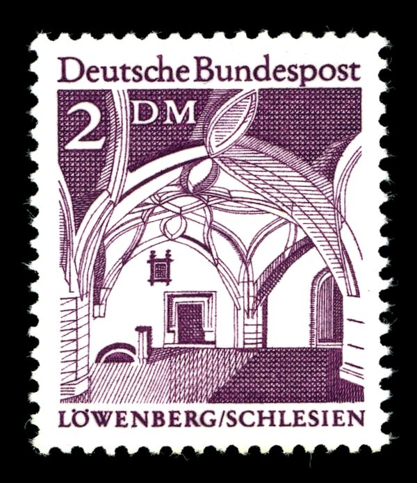 Citizens hall of the Town Hall Löwenberg (Silesia)