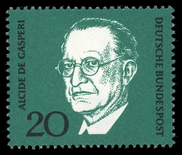 Alcide De Gasperi (1881-1954), italian statesman