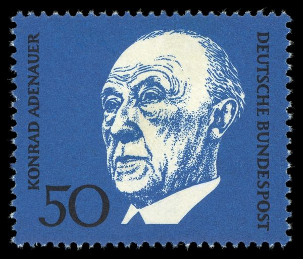 Dr. h.c. Konrad Adenauer (1876-1967), 1st german chancellor