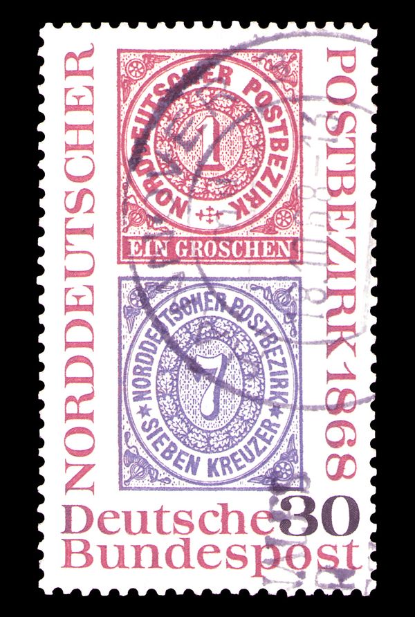 North German Postal Confederation, stamps from 1868