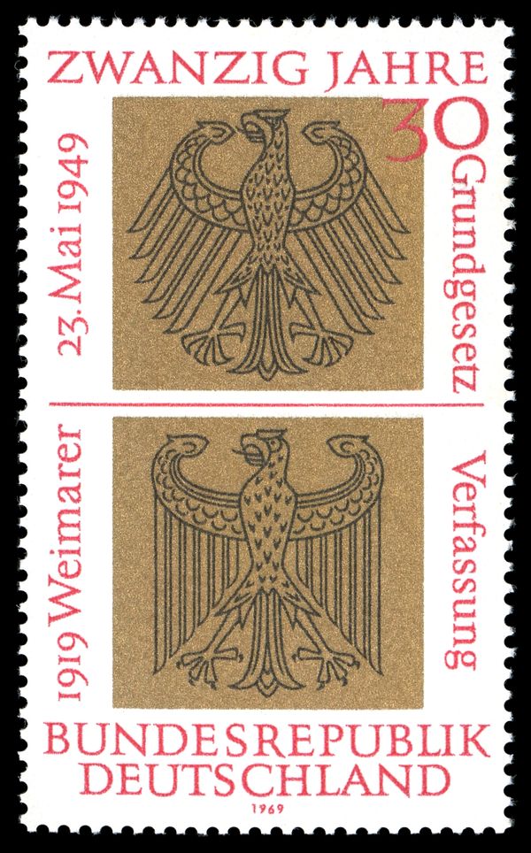 Heraldic Eagles of Federal and Weimar Republics