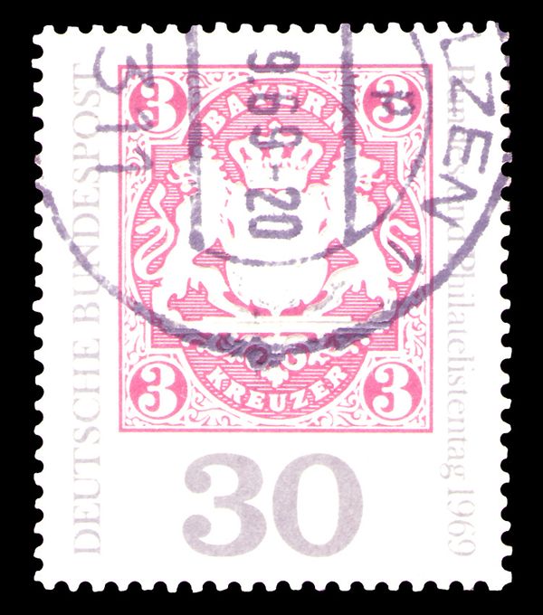 Bavarian stamp 3kr