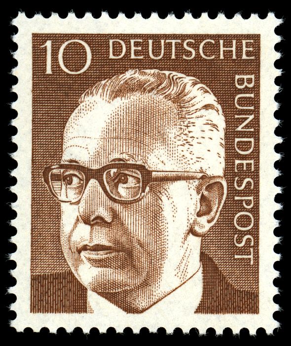 Dr. H.C. Gustav Heinemann (1899-1976), 3rd Federal President