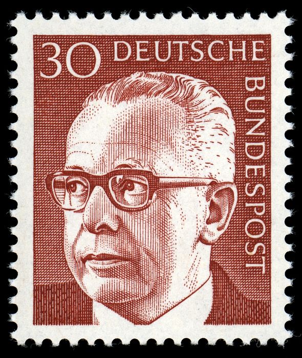 Dr. H.C. Gustav Heinemann (1899-1976), 3rd Federal President