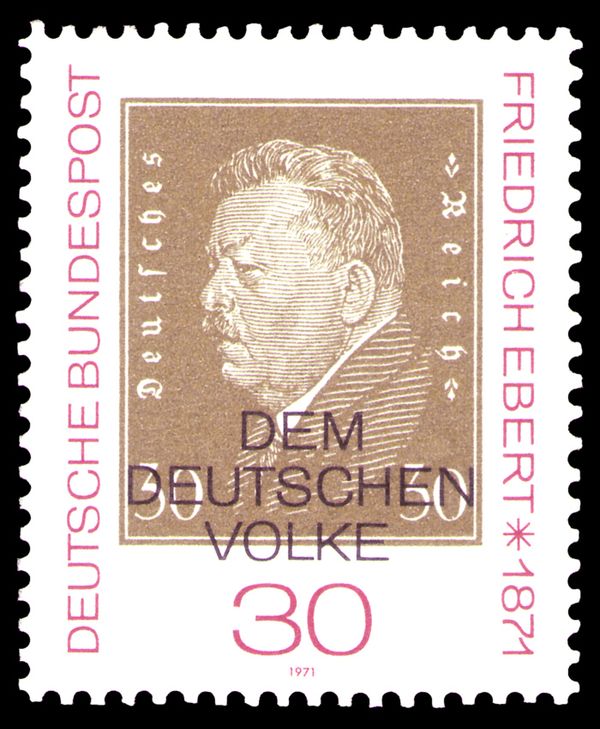 Friedrich Ebert (1871-1925), 1st Empire president