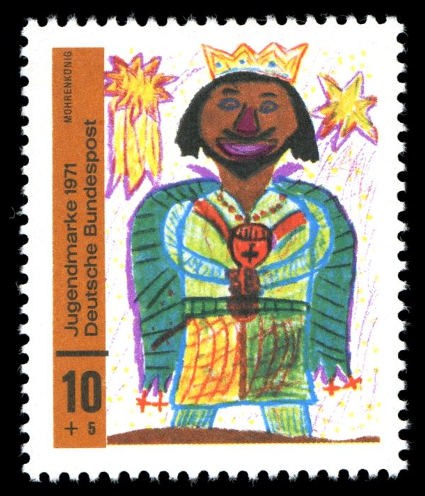 King of Blackamoors; drawing by a 9 years old girl