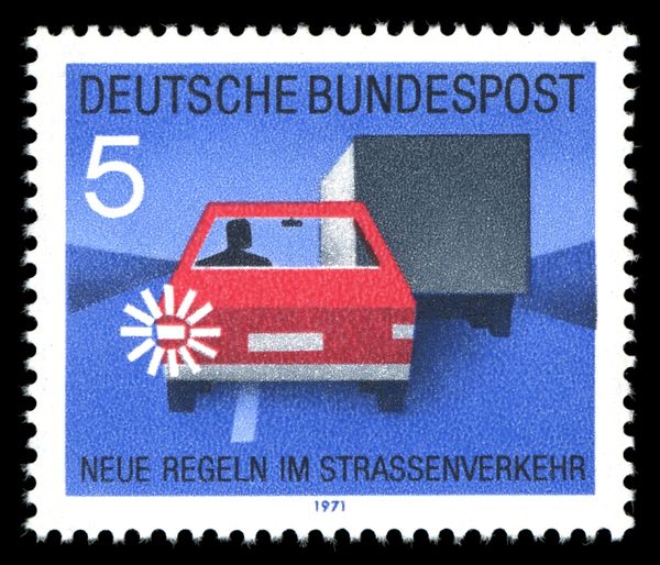 Operate the turn signal before overtaking