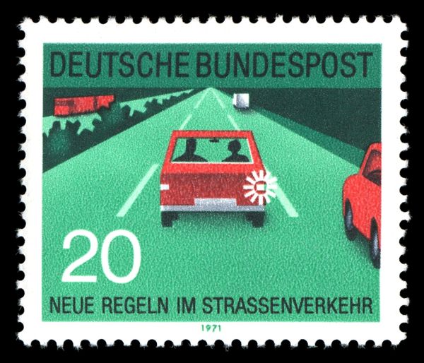 Operate the turn signal after overtaking