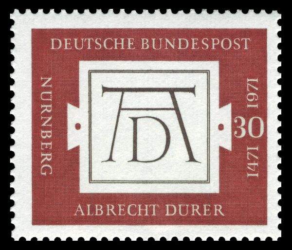 AD; Signum by Albrecht Dürer (1471-1528), painter