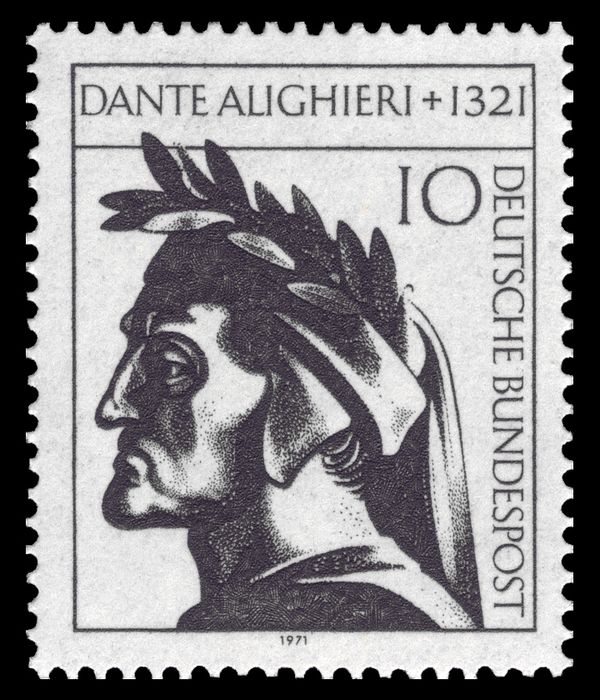 Dante Alighieri (1265-1321), italian poet, scholar and polit