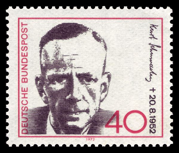 Kurt Schumacher (1895-1952), social democratic politician