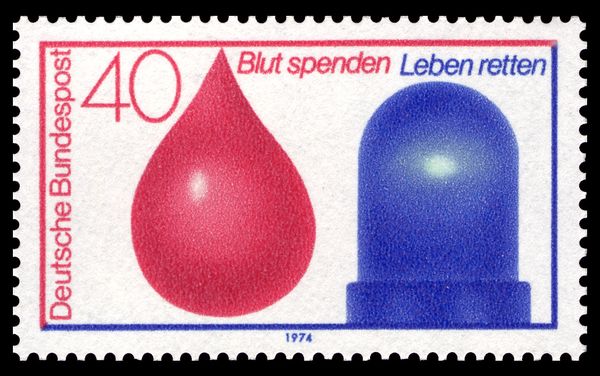 Drop of Blood and police car light