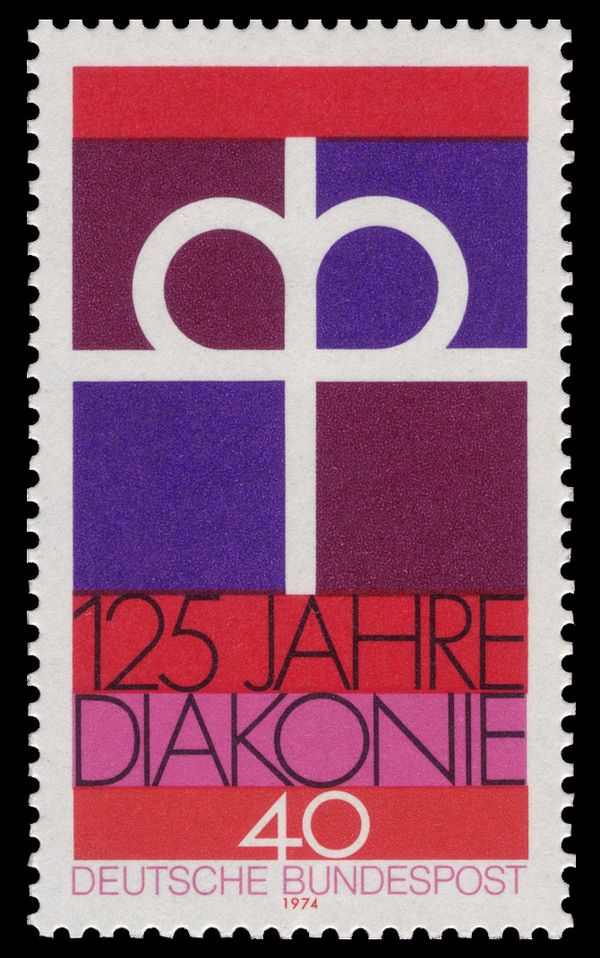 Crowned Cross emblem of diaconate