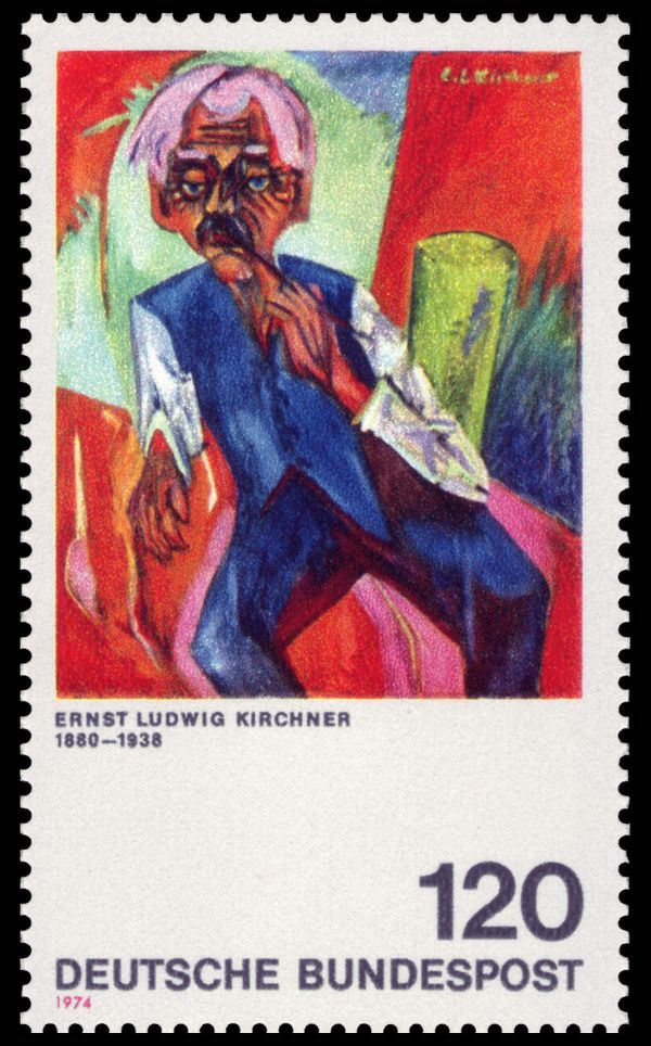 "Old Peasant", Ernst Ludwig Kirchner 1880-1938