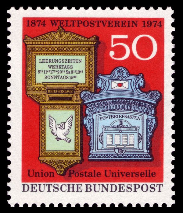 Swiss and German 19th century mail boxes