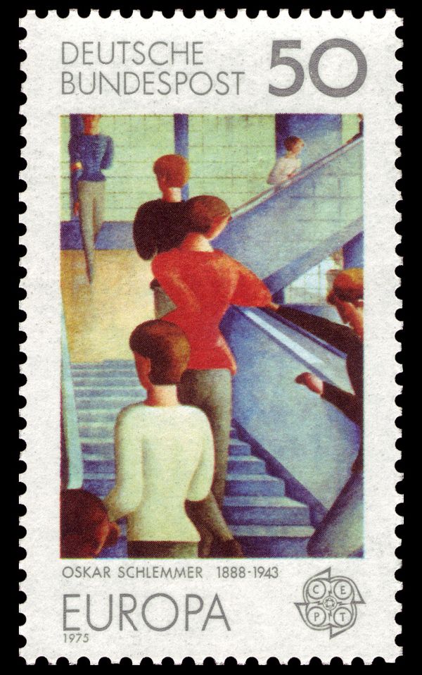 C.E.P.T. - "Bauhaus Staircase" Painting