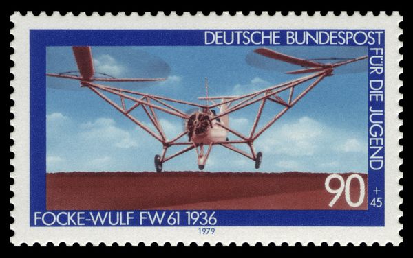 Focke Achgelis Fa 61 helicopter, 1936