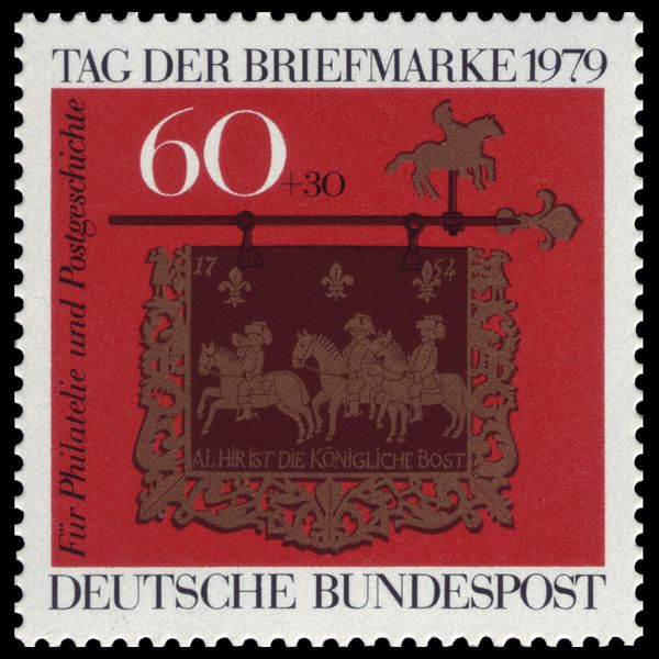 Posthouse sign, Altheim, Saar (German side) 1754