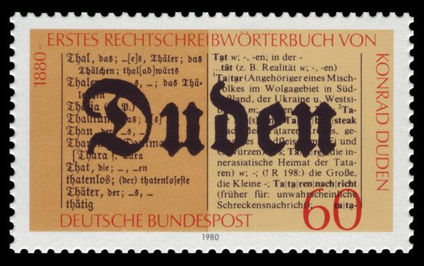 Texts from the Duden Dictionaries of 1880 and 1980
