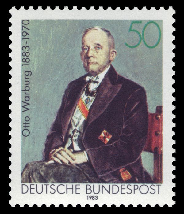 Otto Warburg, physiologist & chemist.