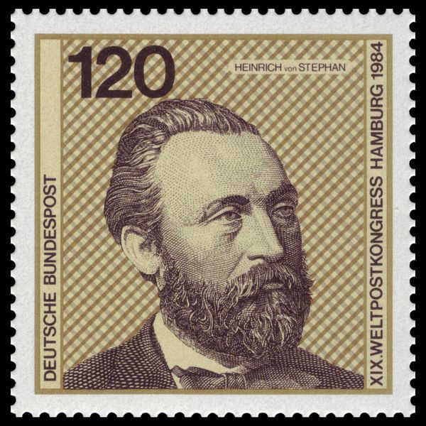 Heinrich von Stephan (1831~1897), Co-founder of the U.P.U.