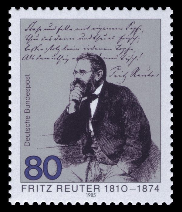 Fritz Reuter (1810-1874), German novelist