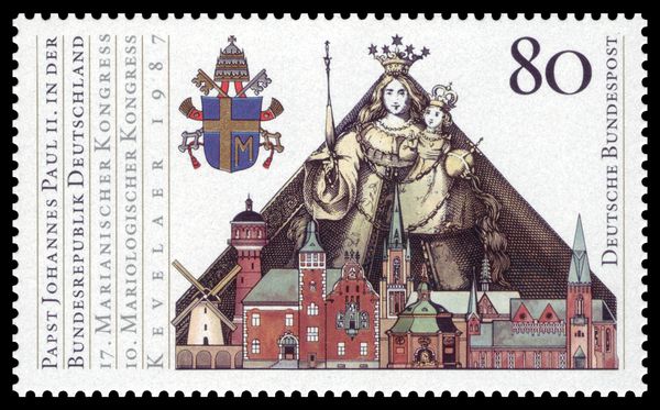 Pope Johannes Paulus II visit Kevelaer