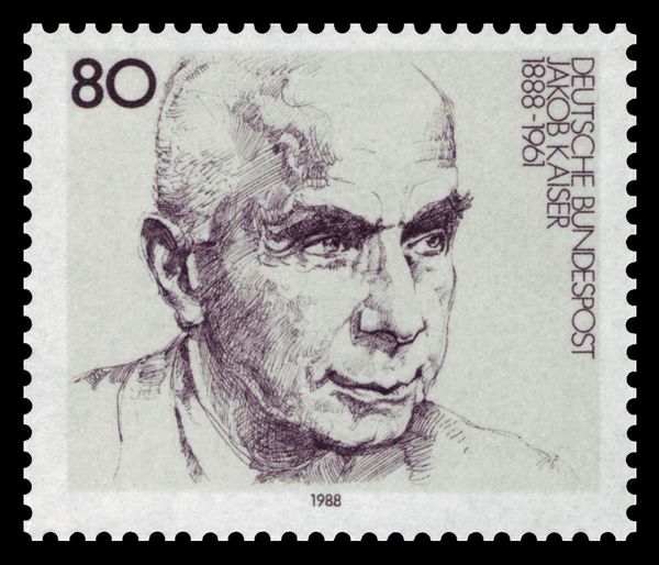 Birth Centenary of Jakob Kaiser (1888-1961)